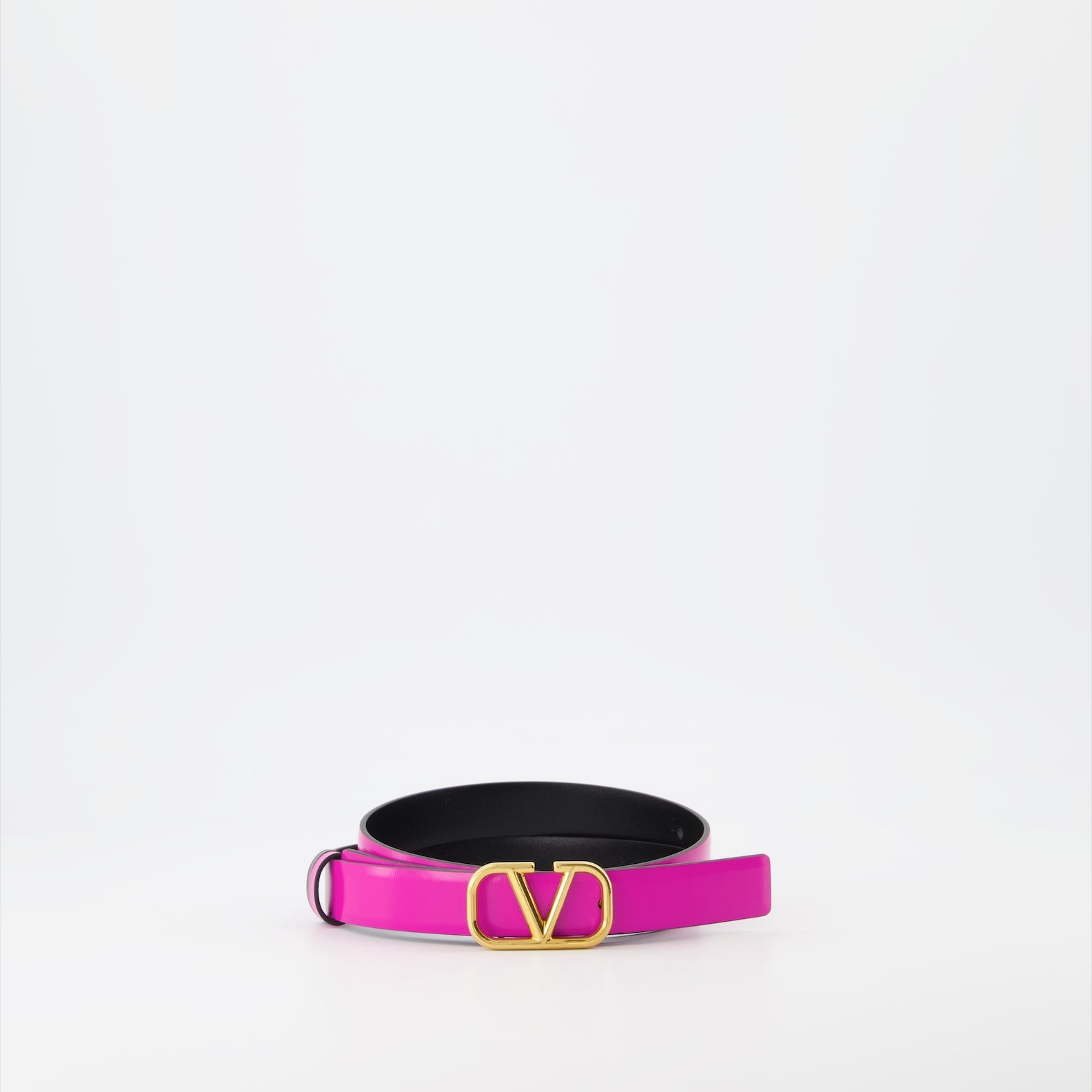 Cintos Ceinture VLogo réversible Valentino Garavani Rosa Femme