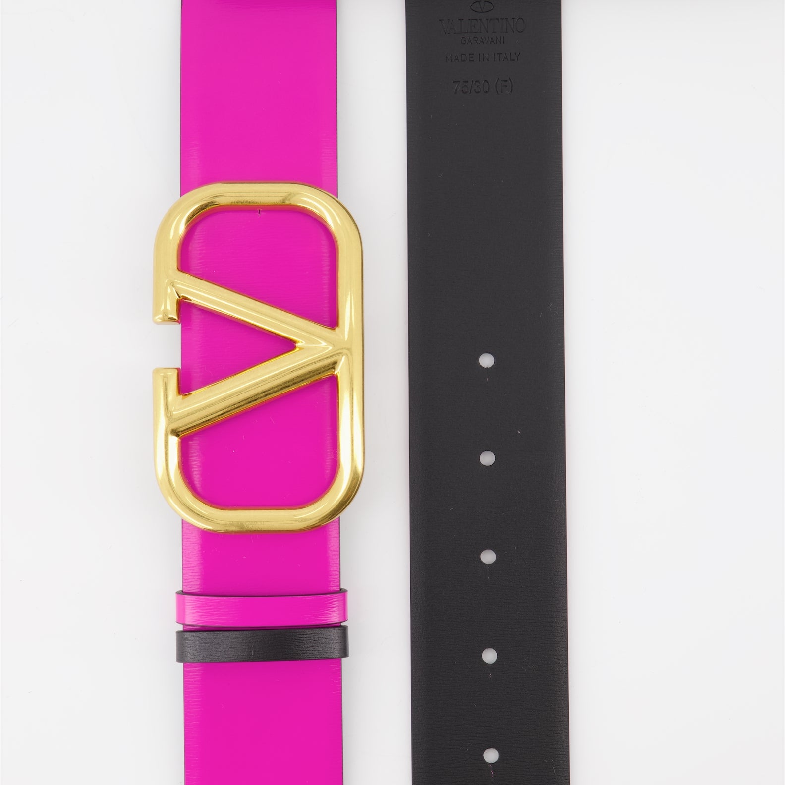 Cintos Ceinture VLogo réversible Valentino Garavani Rosa Femme