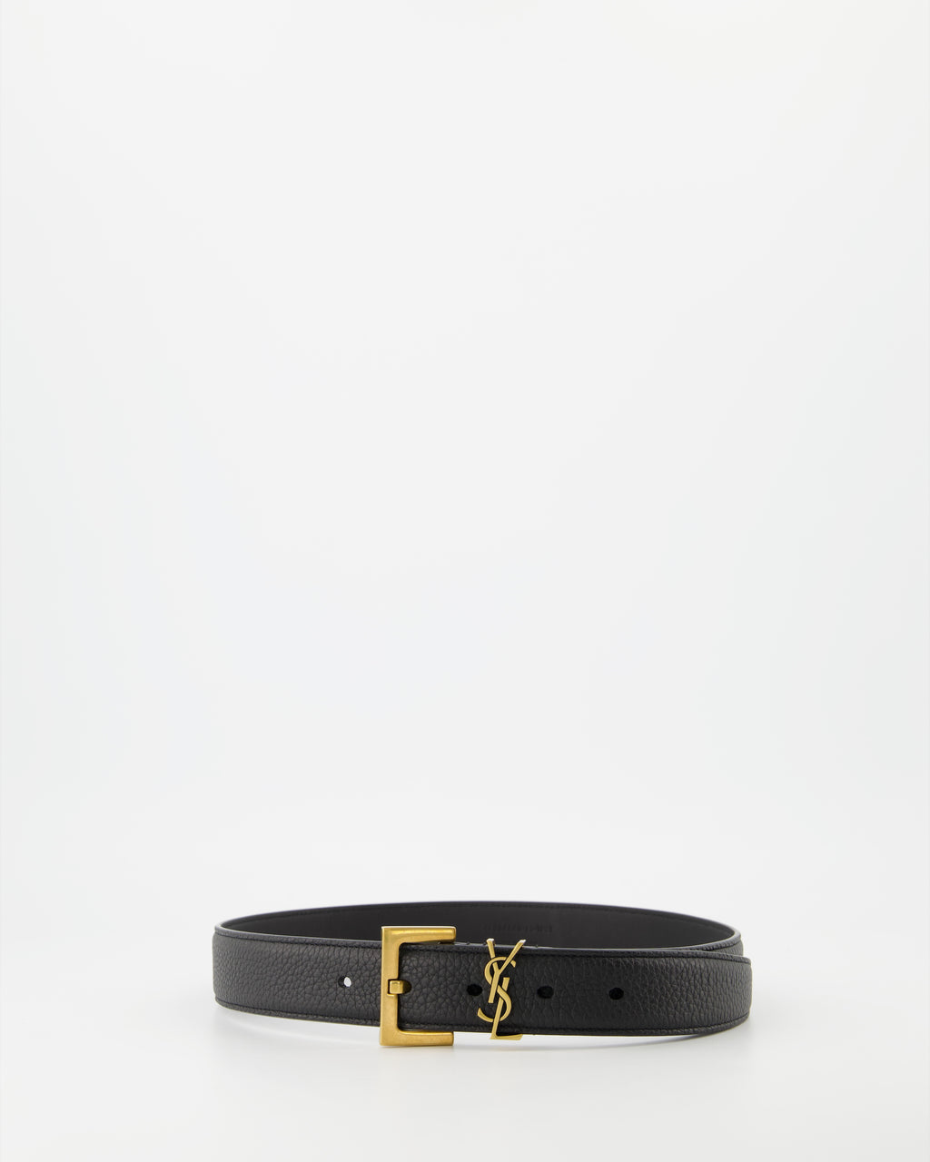 Cintos Ceinture YSL Saint Laurent Preto Homme