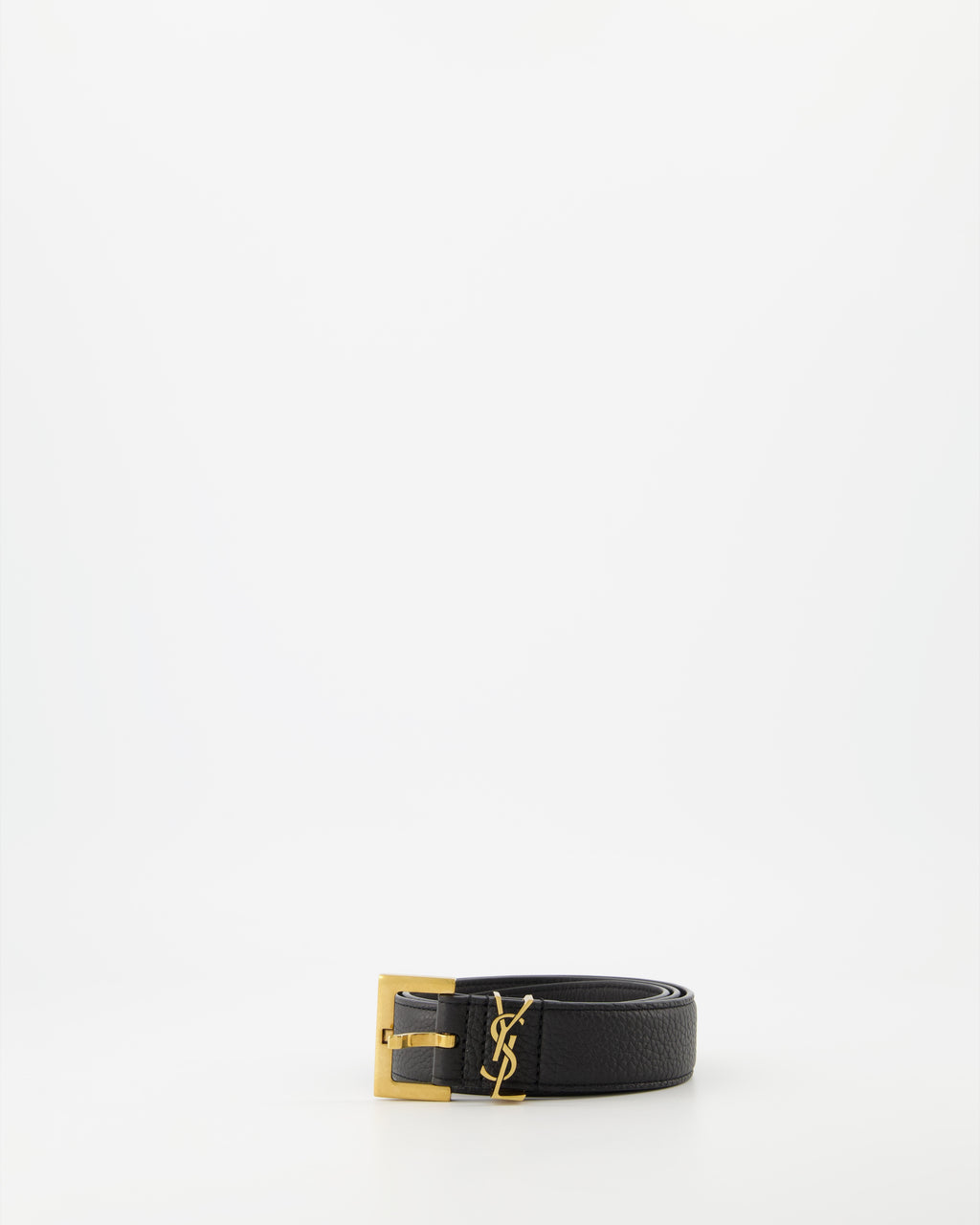 Cintos Ceinture YSL Saint Laurent Preto Homme