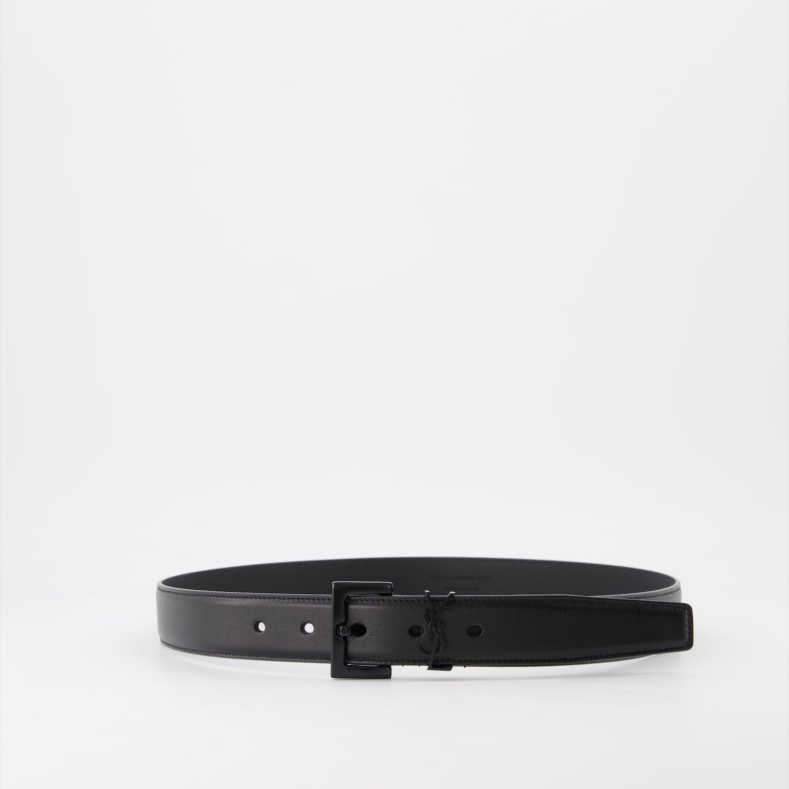 Cintos Ceinture YSL Saint Laurent Preto Homme