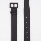 Cintos Ceinture YSL Saint Laurent Preto Homme