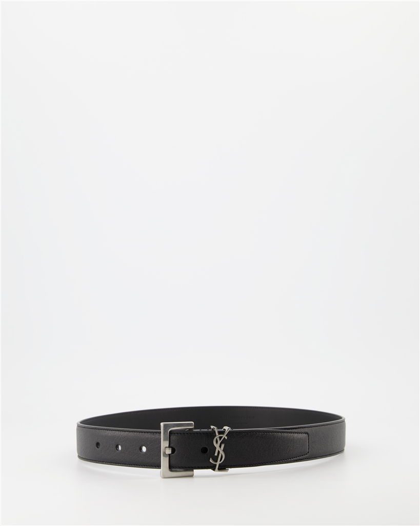 Ceintures Ceinture YSL Noir Saint Laurent Noir Homme