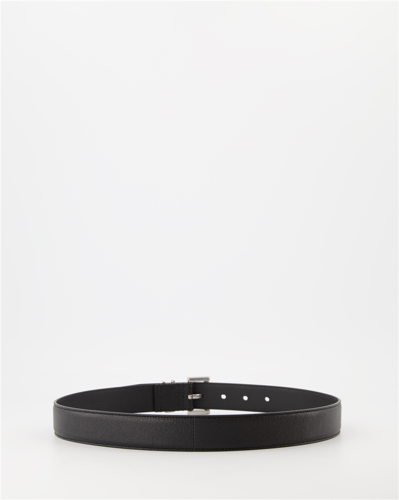 Ceintures Ceinture YSL Noir Saint Laurent Noir Homme