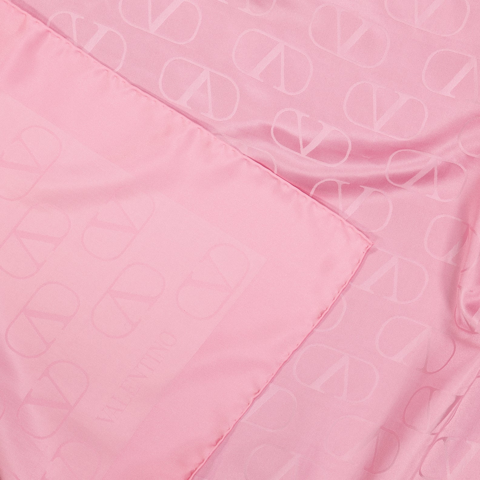 Lenços e luvas Châle en soie VLogo Signature Valentino Garavani Rosa Femme