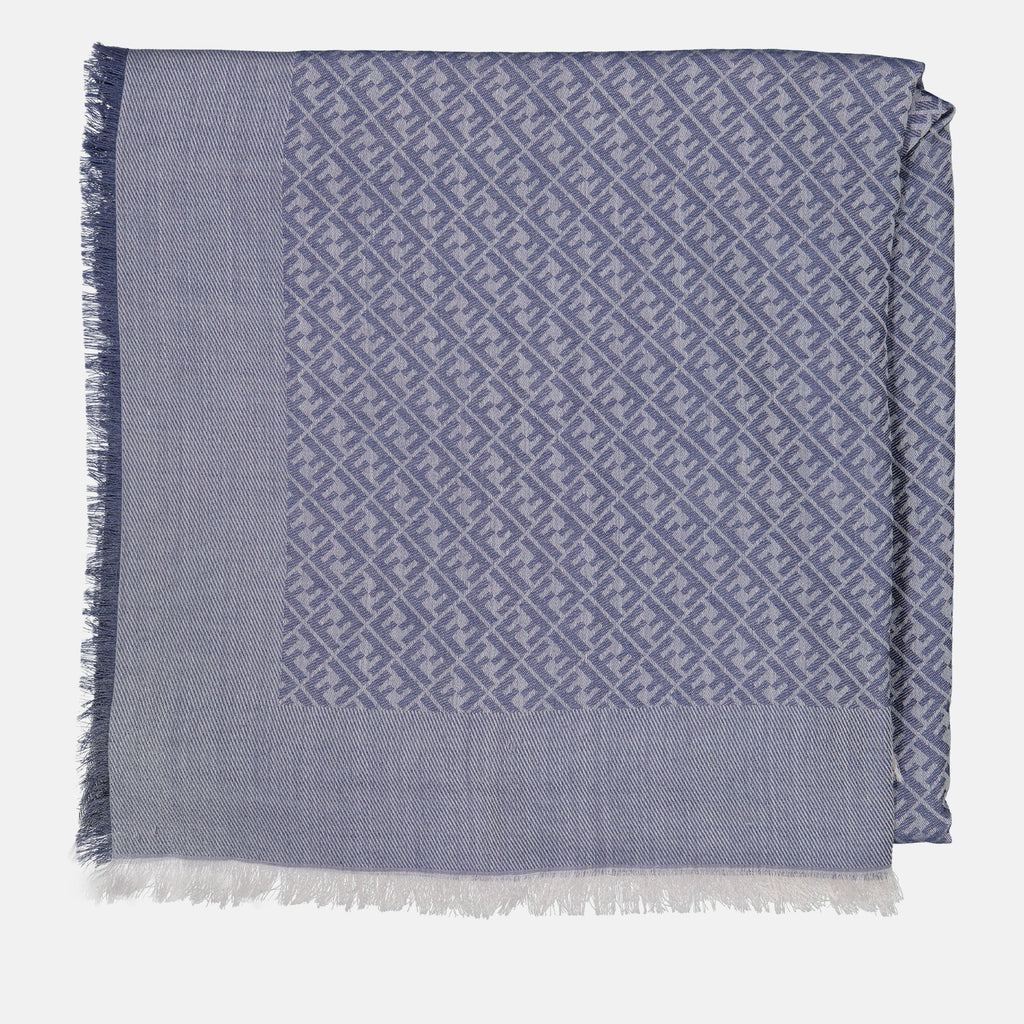 Lenços e luvas Châle FF Fendi Azul Femme