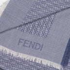 Lenços e luvas Châle FF Fendi Azul Femme
