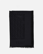 Lenços e luvas FF Shawl Fendi Preto Femme