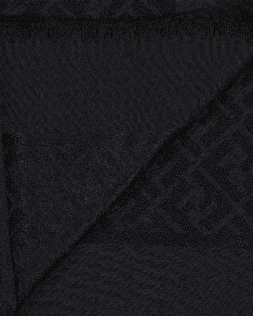 Lenços e luvas FF Shawl Fendi Preto Femme