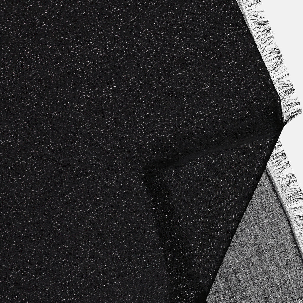 Lenços e luvas Châle FF en lurex Fendi Preto Femme