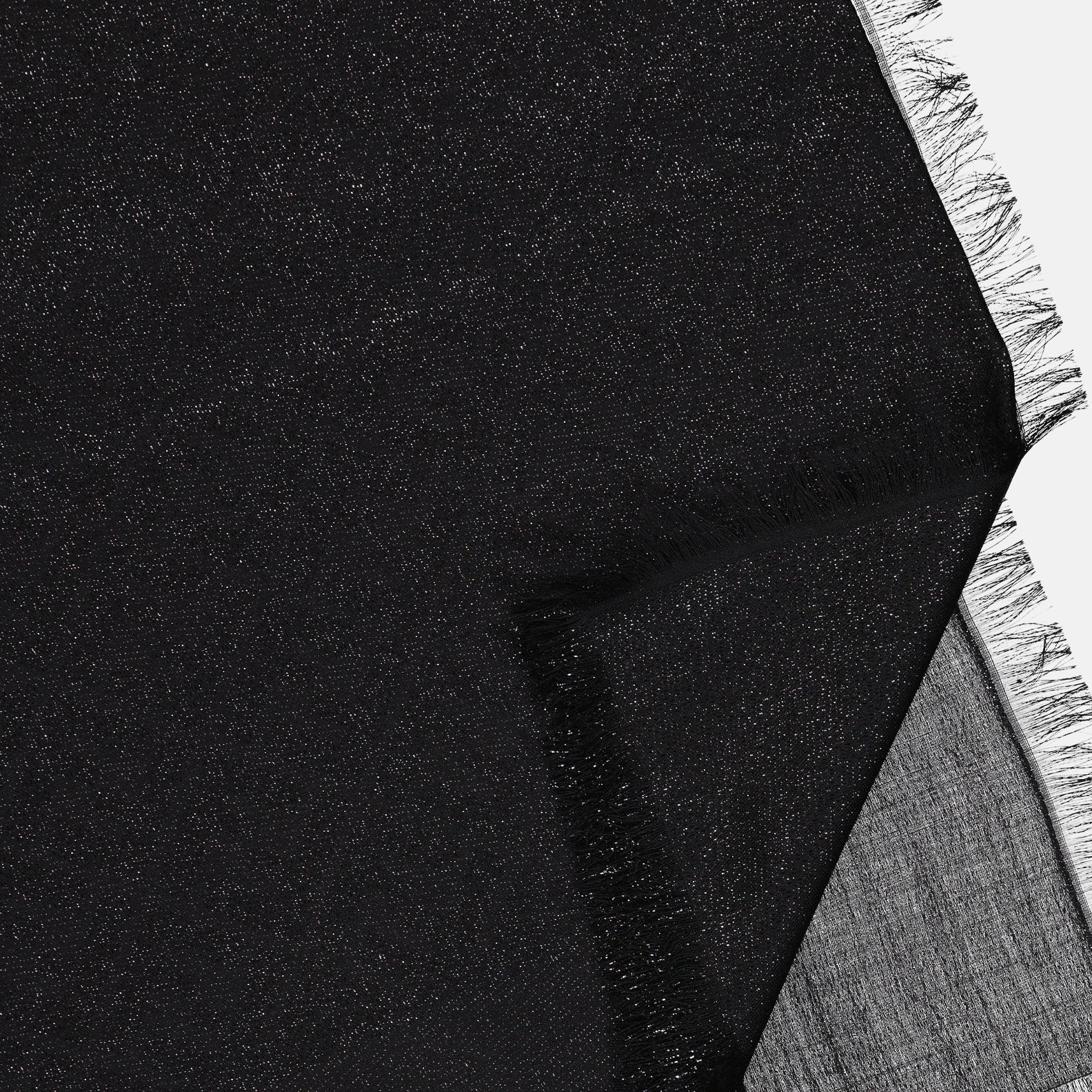 Lenços e luvas Châle FF en lurex Fendi Preto Femme