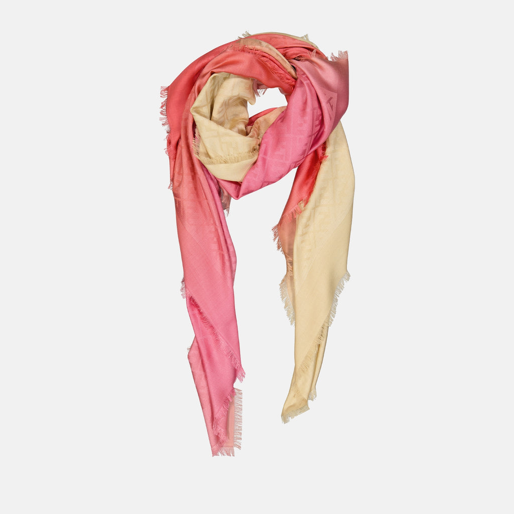 Lenços e luvas Châle FF Fendi Rosa Femme