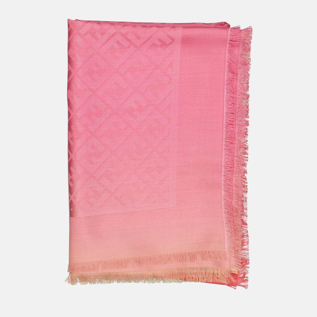 Lenços e luvas Châle FF Fendi Rosa Femme