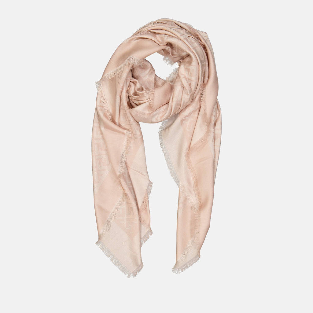Lenços e luvas Châle FF Fendi Rosa Femme