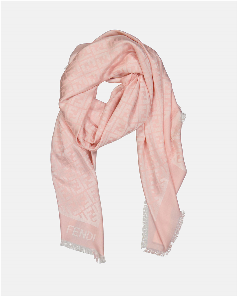 Lenços e luvas Châle FF Fendi Rosa Femme