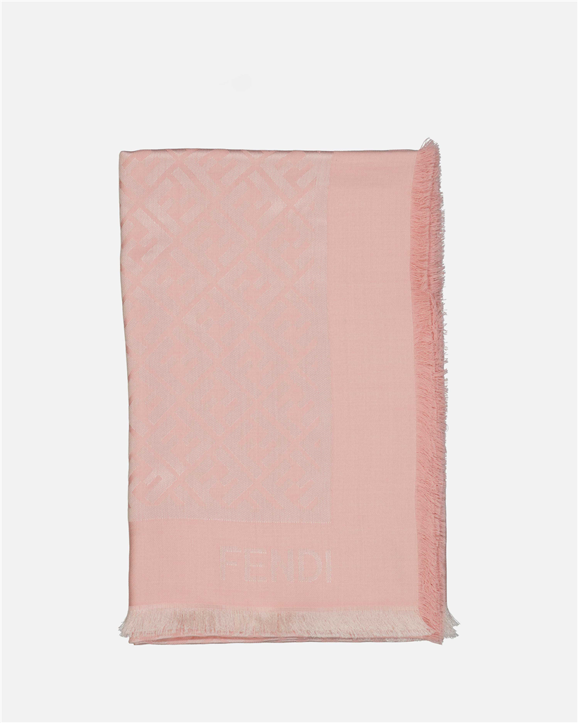 Lenços e luvas Châle FF Fendi Rosa Femme