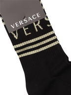 Roupa íntima e homewear Chaussette à logo Versace Preto Femme