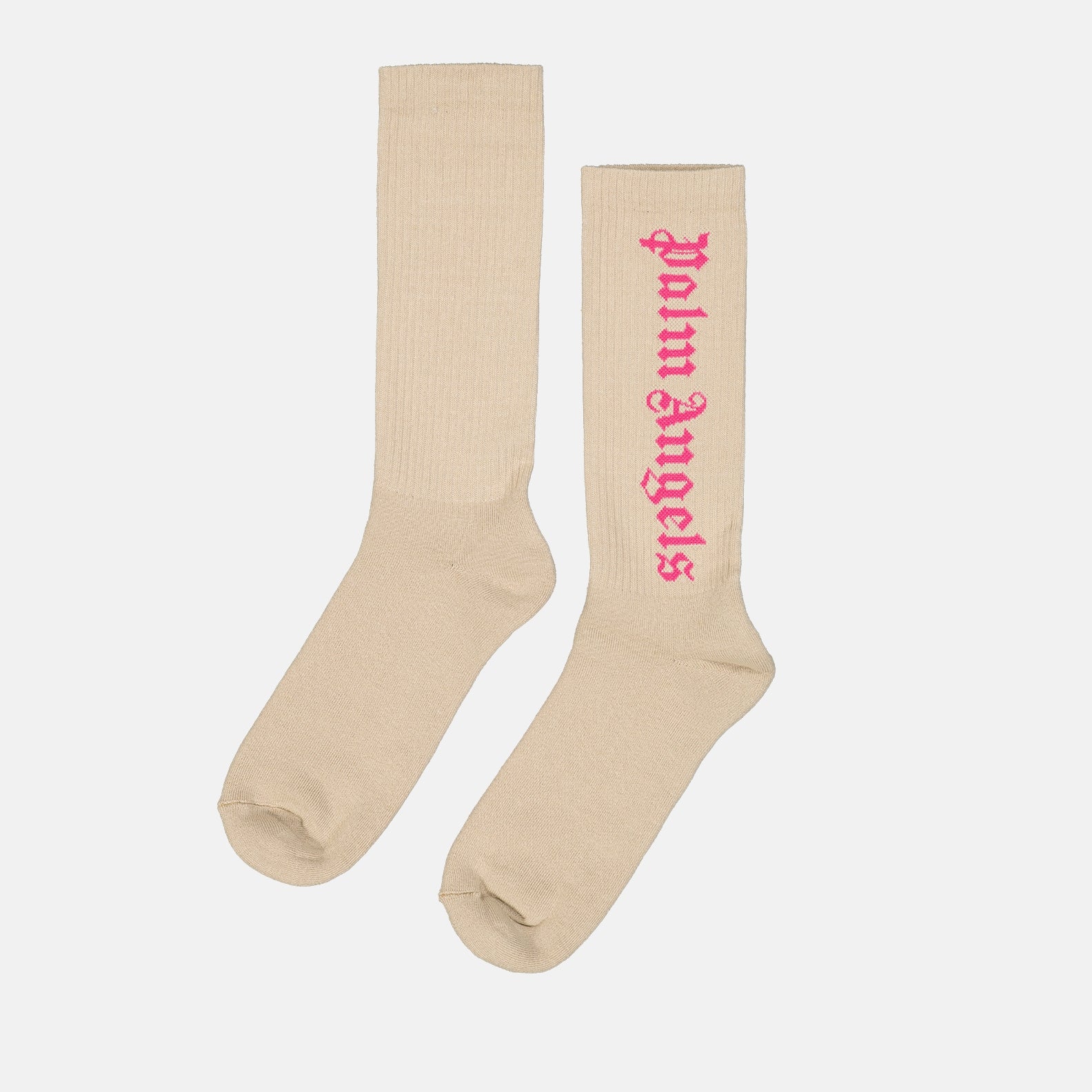 Roupa íntima e homewear Chaussettes à logo Palm Angels Bege Homme