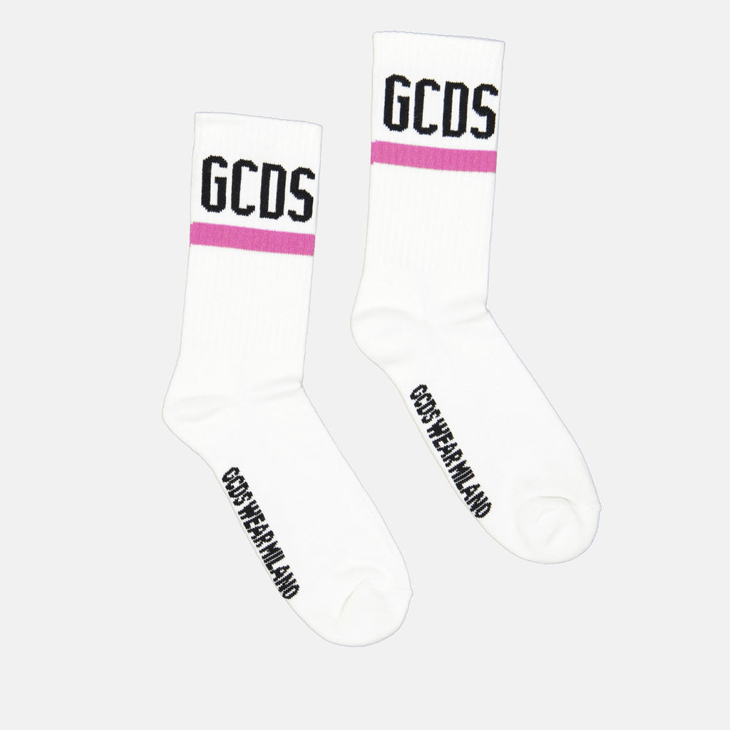Underwear and homewear Logo socks GCDS Pink Women