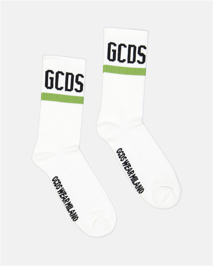 Roupa íntima e homewear Chaussettes à logo GCDS Verde Femme