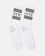 Roupa íntima e homewear Chaussettes à logo Versace Branco Femme