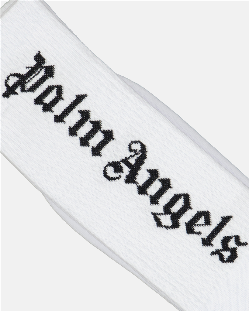 Roupa íntima e homewear Chaussettes à logo Palm Angels Branco Homme