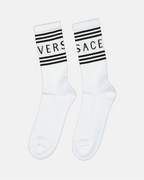 Roupa íntima e homewear Chaussettes à logo Versace Branco Femme