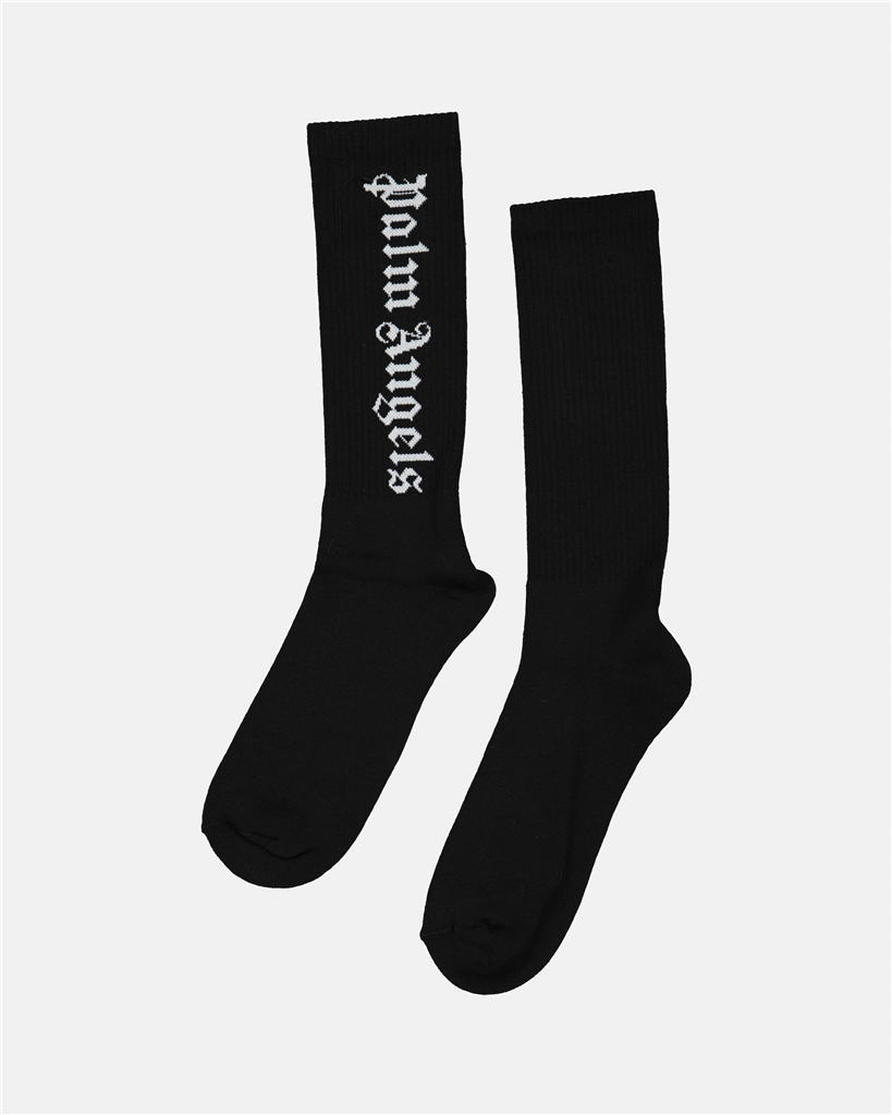 Roupa íntima e homewear Chaussettes à logo Palm Angels Preto Homme