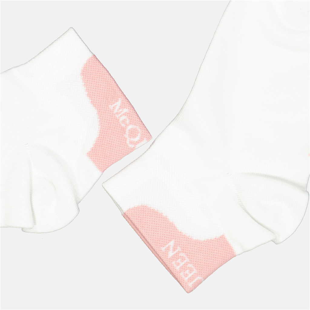 Roupa íntima e homewear Chaussettes à logo Alexander McQueen Rosa Femme