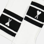 Underwear and homewear Striped socks Ami PARIS Black Unisex