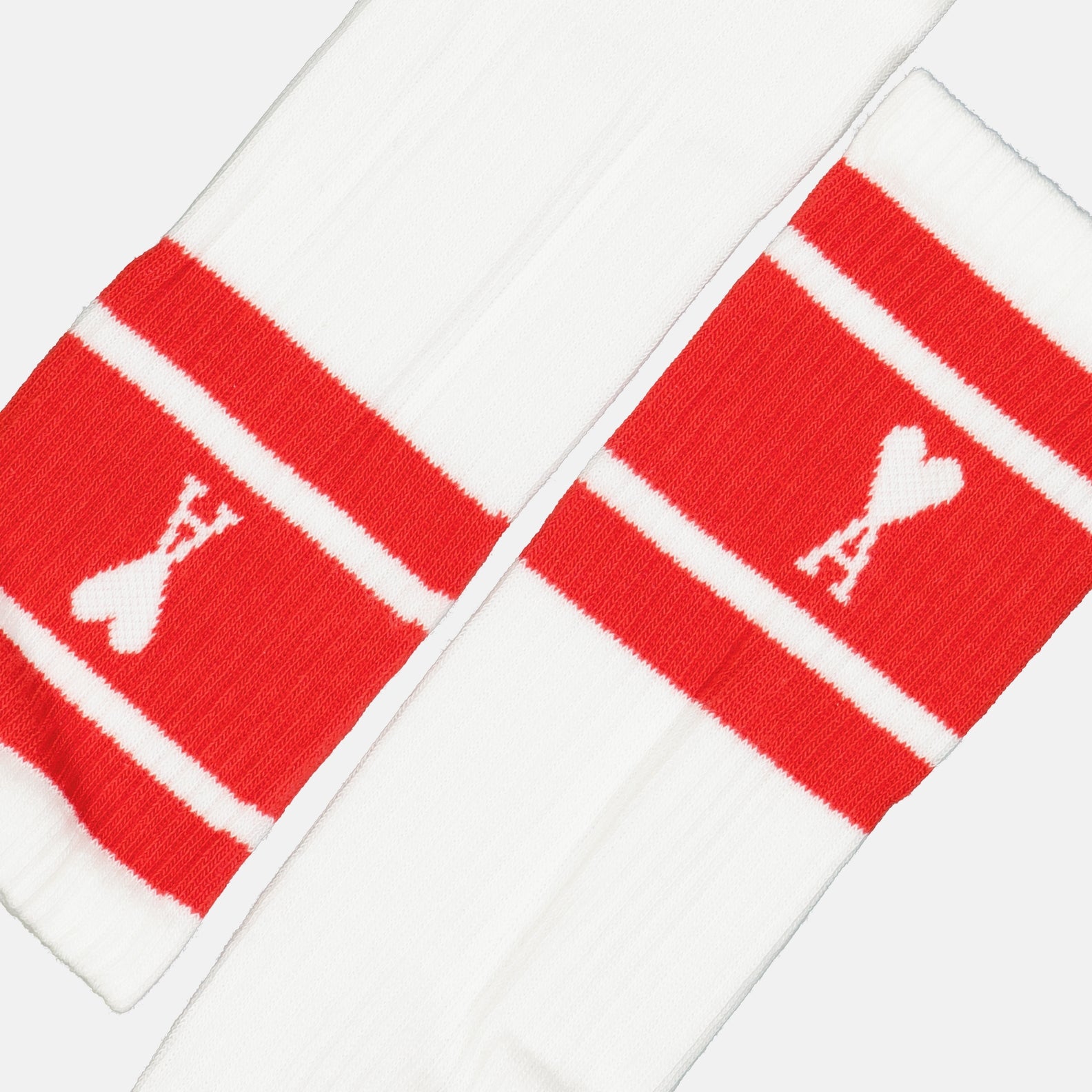 Roupa íntima e homewear Chaussettes à rayures Ami PARIS Vermelho Unissex