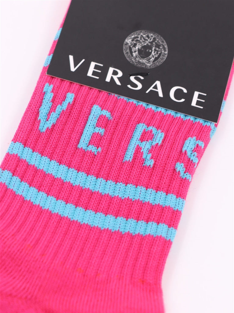 Prendas Calcetines Atlético Versace Rosa Niños