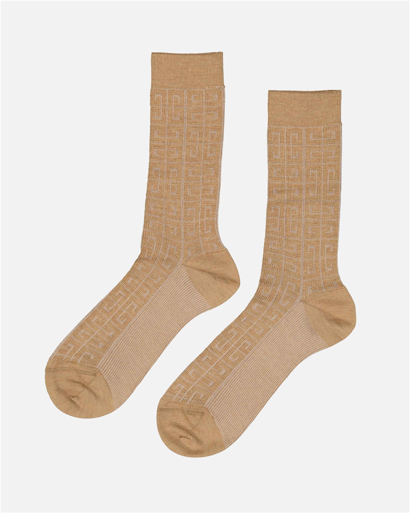 Roupa íntima e homewear Chaussettes 4G Givenchy Bege Homme