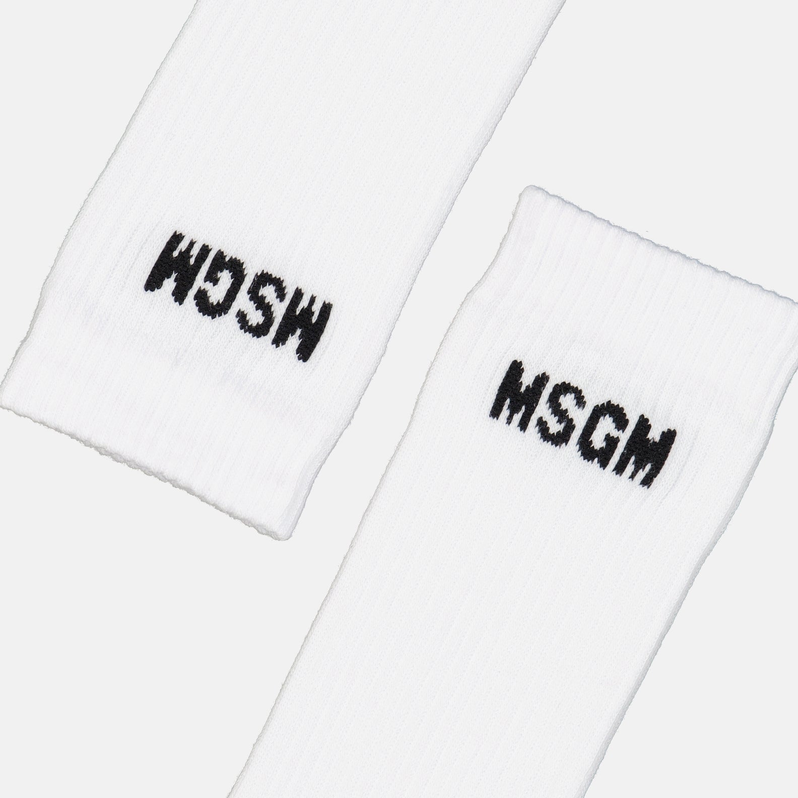Roupa íntima e homewear Chaussettes à logo MSGM Branco Femme