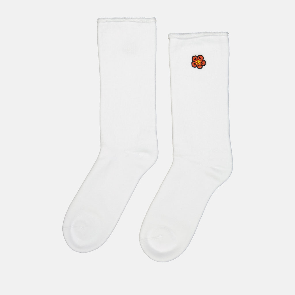 Roupa íntima e homewear Chaussettes Boke Flower Kenzo Branco Homme