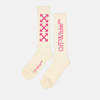 Ropa interior y homewear Chaussettes Bookish Arrow Off-White Blanco Femme