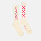 Ropa interior y homewear Chaussettes Bookish Arrow Off-White Blanco Femme