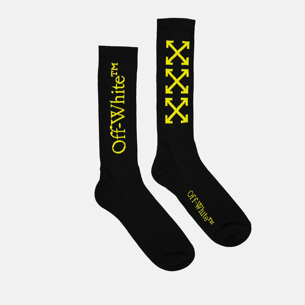 Ropa interior y homewear Chaussettes Bookish Arrow Off-White Negro Homme