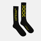 Ropa interior y homewear Chaussettes Bookish Arrow Off-White Negro Homme