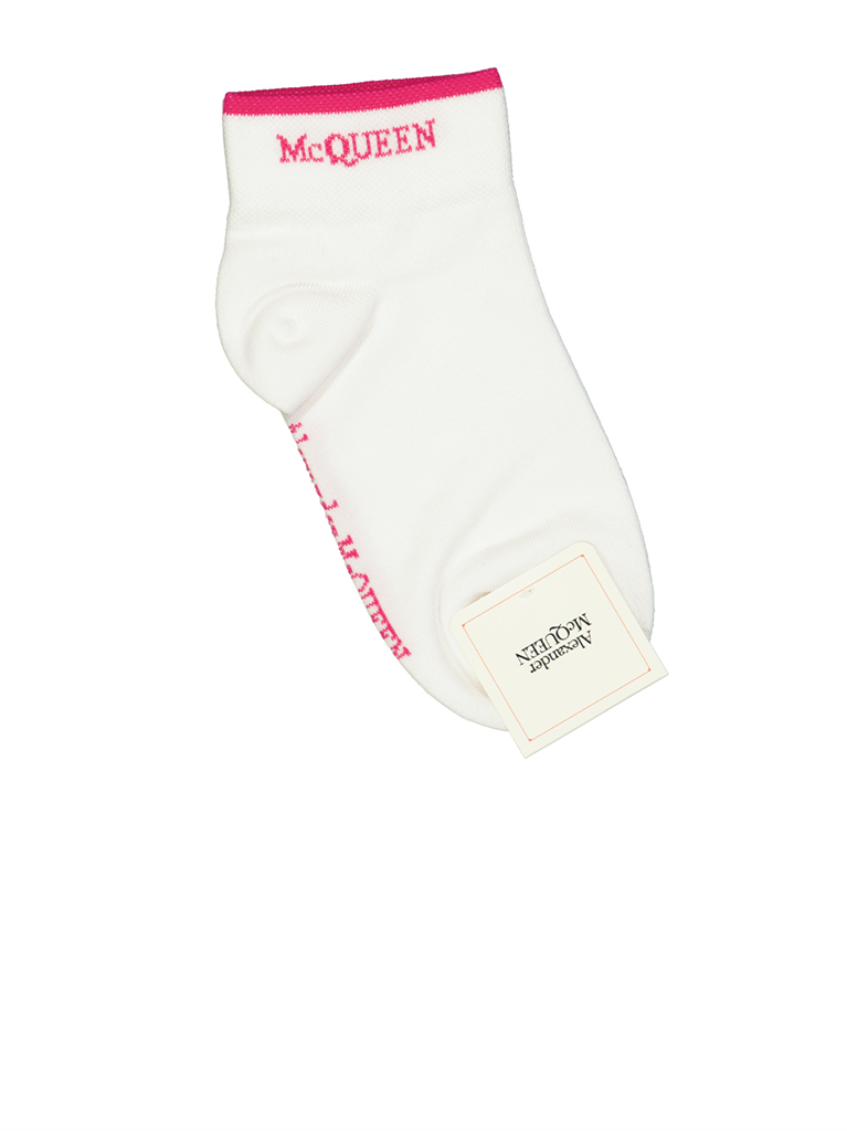 Roupa íntima e homewear Chaussettes à logo Alexander McQueen Branco Femme