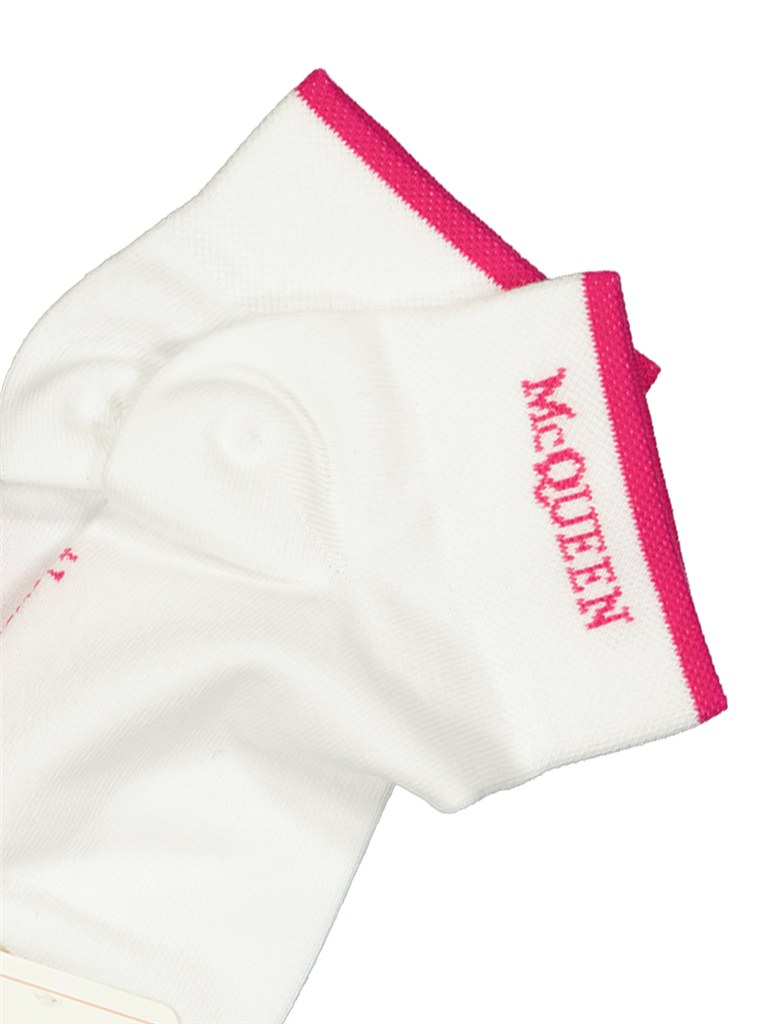 Roupa íntima e homewear Chaussettes à logo Alexander McQueen Branco Femme