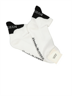 Lenços e luvas Chaussettes courtes Alexander McQueen Branco Femme