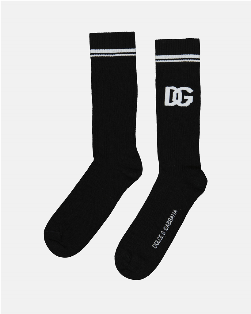 Roupa íntima e homewear Chaussettes DG Dolce & Gabbana Preto Homme