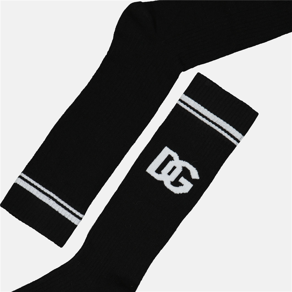 Ropa interior y homewear Chaussettes DG Dolce & Gabbana Negro Homme