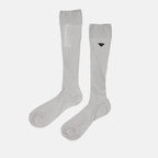 Roupa íntima e homewear Chaussettes en lurex Prada Prata Femme