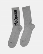 Roupa íntima e homewear Chaussettes Graffiti Alexander McQueen Cinza Homme