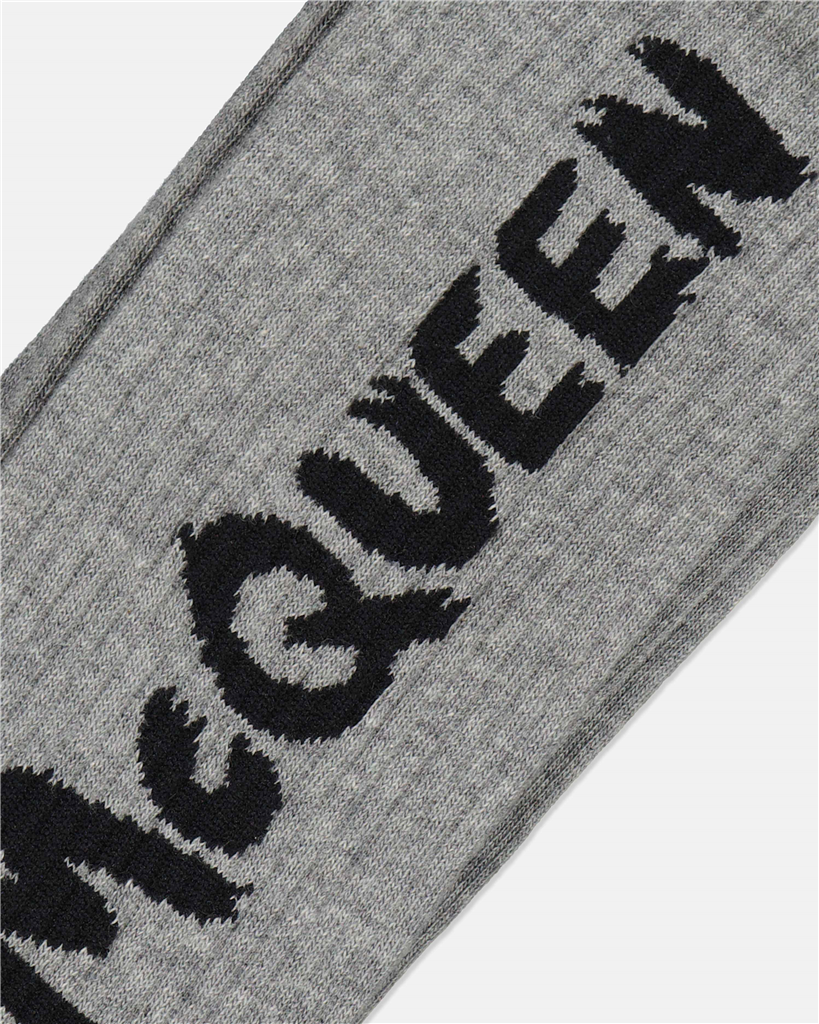 Ropa interior y homewear Chaussettes Graffiti Alexander McQueen Gris Homme