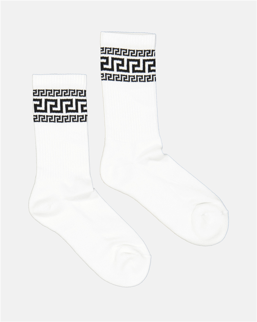 Ropa interior y homewear Chaussettes Greca Versace Blanco Femme