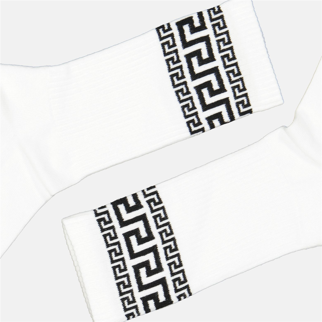 Roupa íntima e homewear Chaussettes Greca Versace Branco Femme