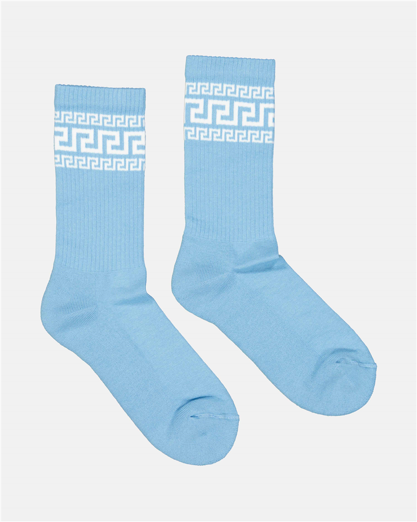 Roupa íntima e homewear Chaussettes Greca Versace Azul Femme